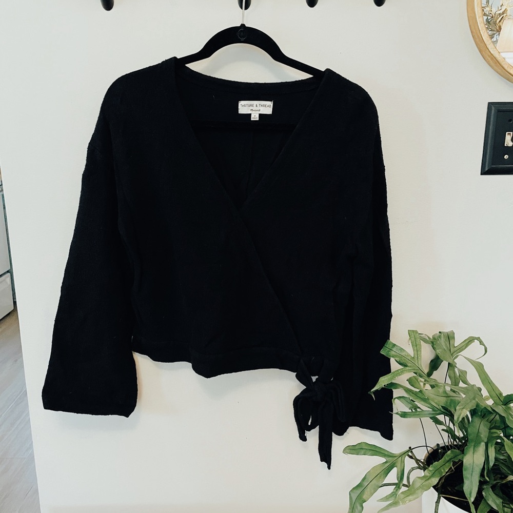 Madewell Black V-Neck